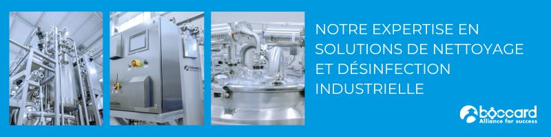 Notre expertise en solutions de nettoyage et désinfection industrielle